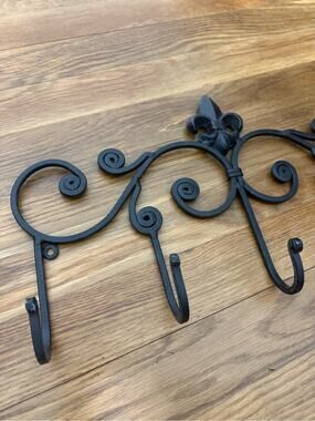 Wrought iron hanger hooks
